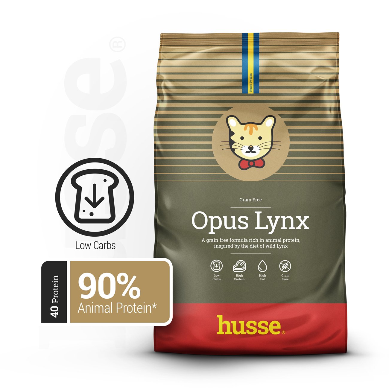 Сухий беззерновий корм Opus Lynx 2 кг для котів