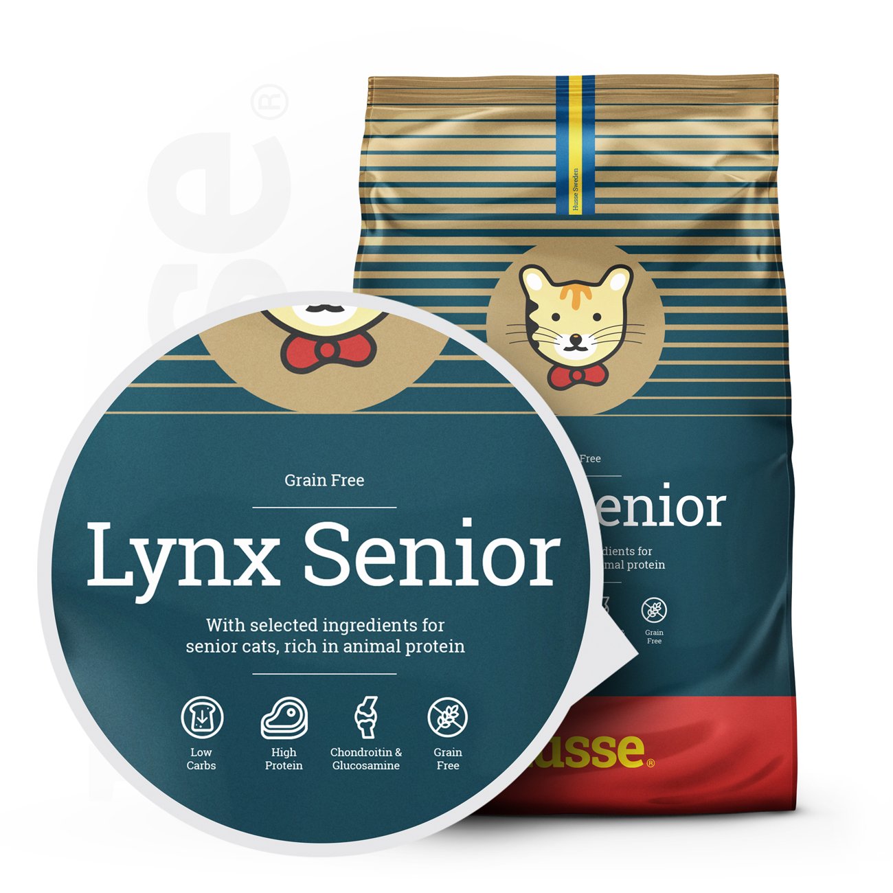 Сухий беззерновий корм Lynx Senior 7 кг для літніх котів
