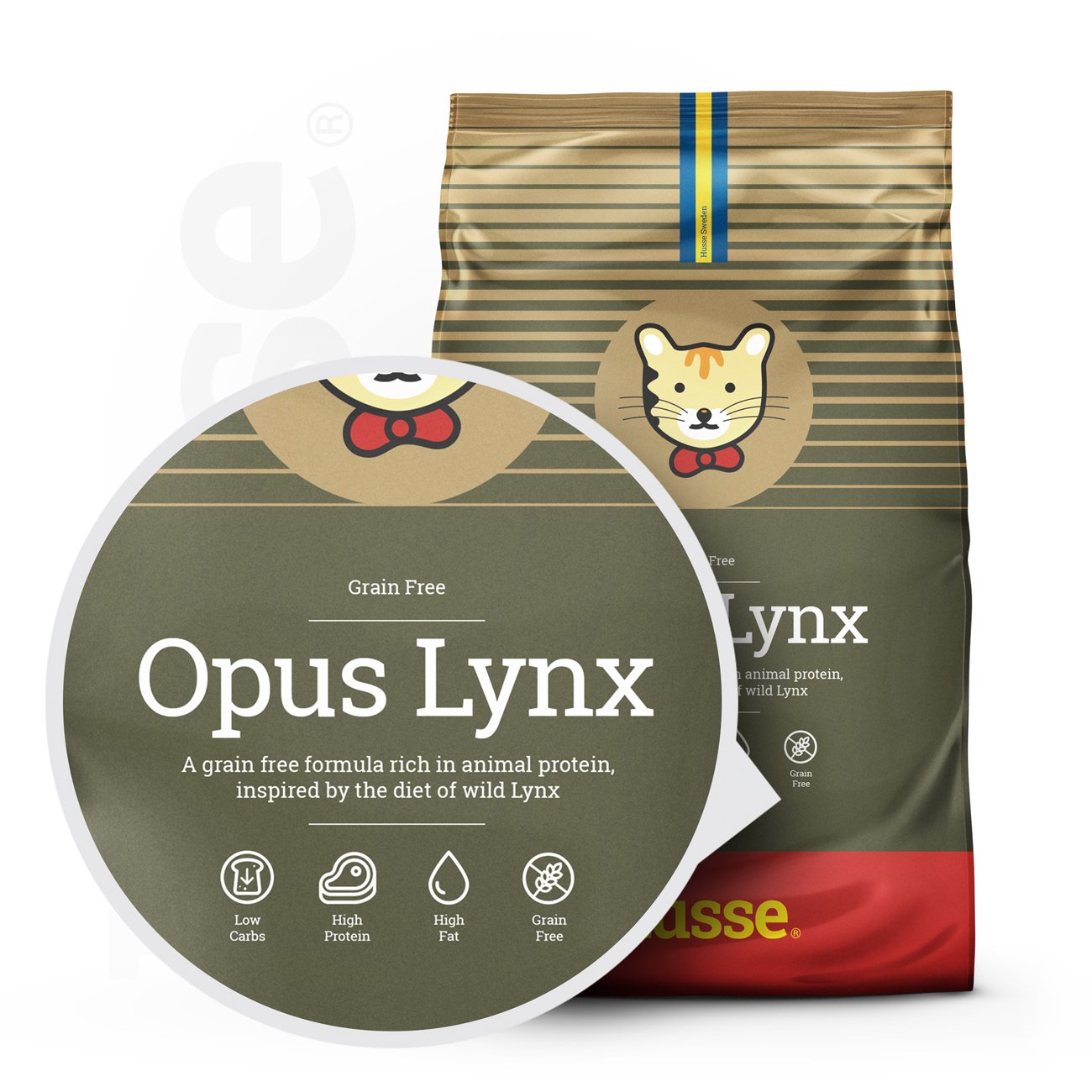 Сухий беззерновий корм Opus Lynx 2 кг для котів