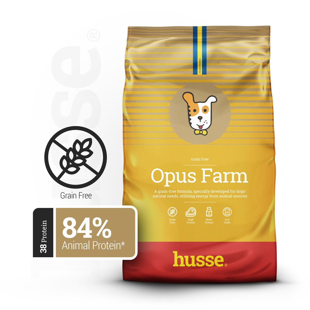 Сухий беззерновий корм Opus Farm 12 кг для собак