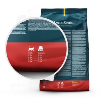 Сухий беззерновий корм Lynx Senior 7 кг для літніх котів